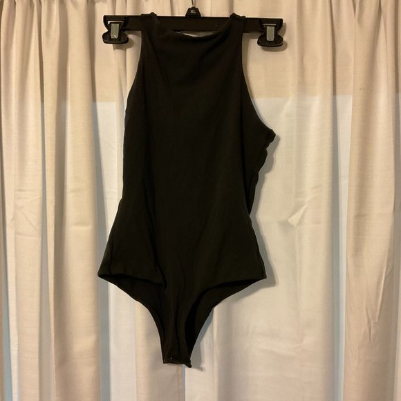 Skims Bodysuit S Black Thong Sleeveless - Picture 4 of 7
